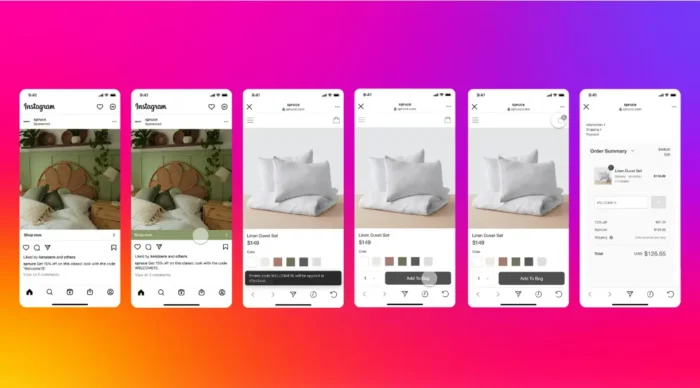 Example of a discount codes on Instagram