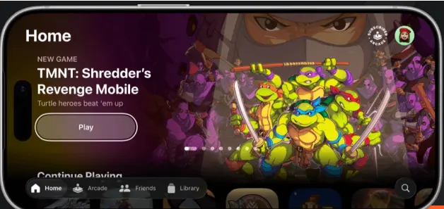 Apple's Games app.